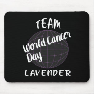 Mousepad Dia Mundial Do Cancer De Apoio Para As Mulheres