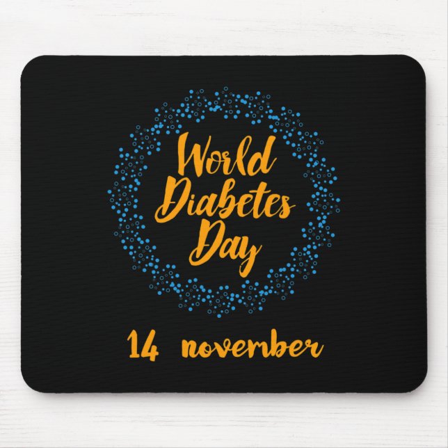 Mousepad Dia Mundial do Diabetes (Frente)