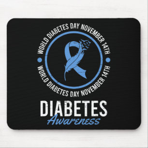 Mousepad Dia Mundial do Diabetes Novembro Dia da Conscienti
