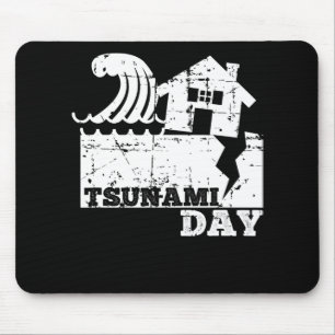 Mousepad Dia Mundial do Sunami - Uma Famosa Pintura de Kana