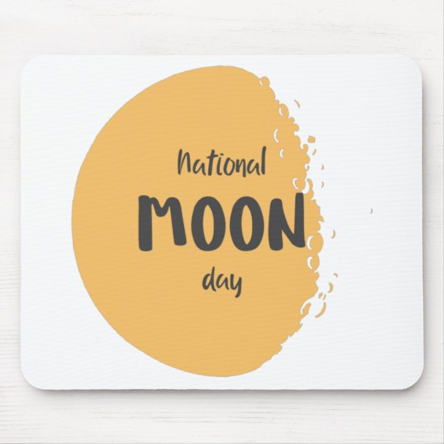 Mousepad Dia Nacional da Lua (Frente)