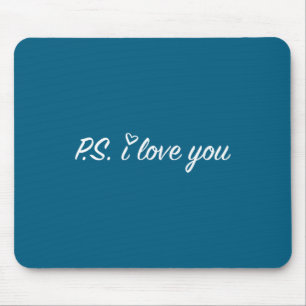 Mousepad Dia Ps eu te amo roxo Arte
