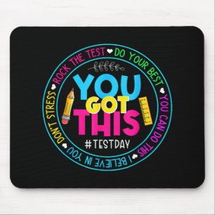 Mousepad Dia Rock O Dia De Testes Do Professor Que Você Tev