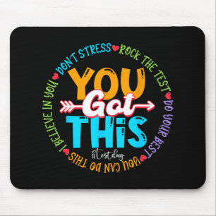 Mousepad Dia Rock O Dia De Testes Do Professor Que Você Tev