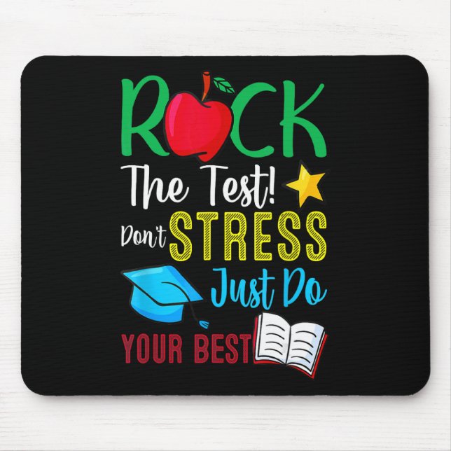 Mousepad Dia Rock O Professor De Teste Dia 2 (Frente)