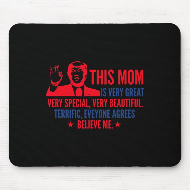 Mousepad Dia Trump Engraçado Eleições 2020 (Frente)