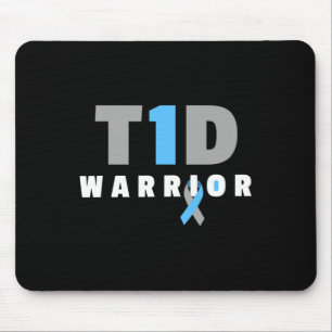 Mousepad Diabetes Curtos - Diversão Tipo 1 Sensibilização p