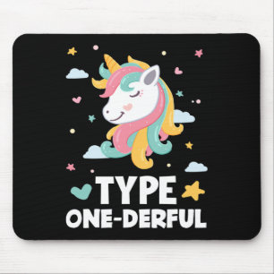 Mousepad Diabetes Diabéticos Tipo 1 Diabetes Tipo Um Único