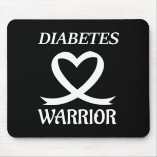Mousepad Diabetes Guerreiro Cardíaco Fita Diabética Consciê