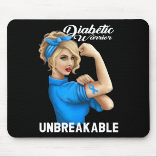 Mousepad Diabetes Guerreiro Sensibilização Insulina Diabete
