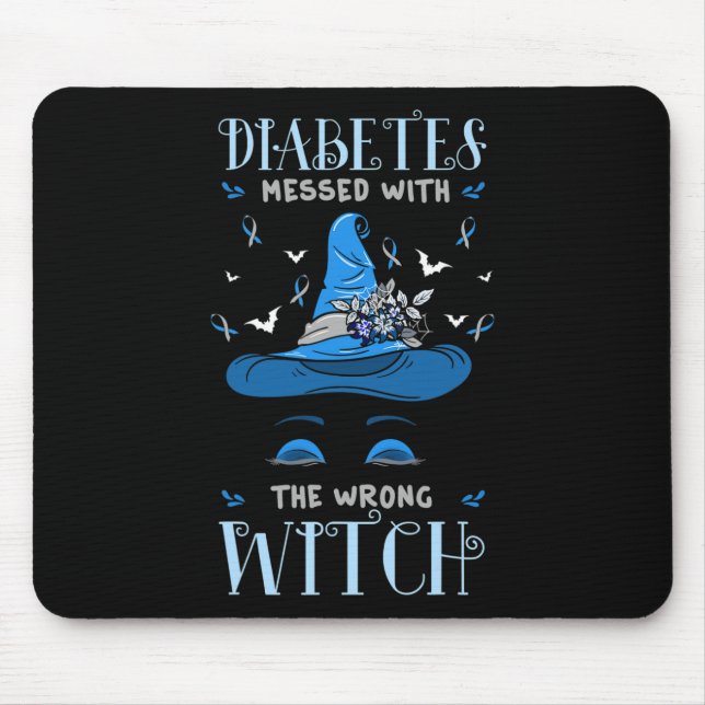 Mousepad Diabetes Sobreviventes Doente diabético Testemunha (Frente)