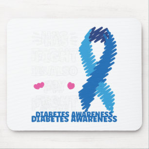 Mousepad Diabetes Sua luta é minha consciência de luta