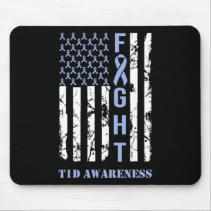 Mousepad Diabetes T1d Sensibilização Mês Sinalizador de Lut