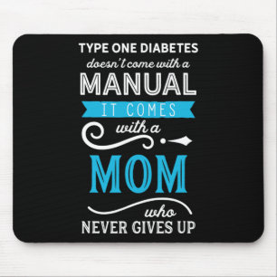Mousepad Diabetes Tipo Um Não Vem Com Uma Mãe Manual