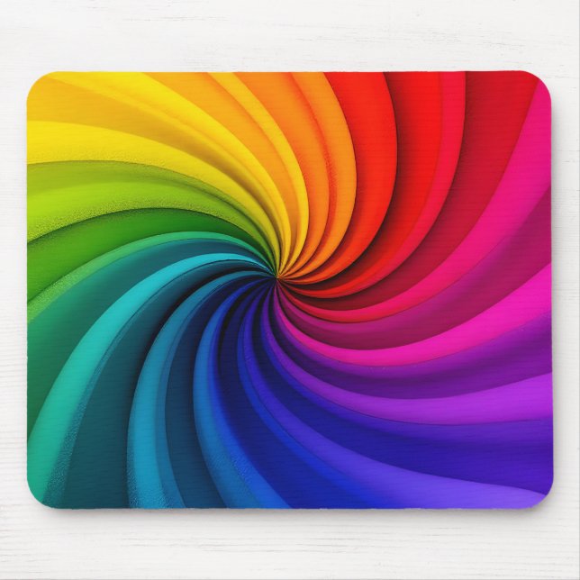 Mousepad Diafragma colorido abstrato (Frente)