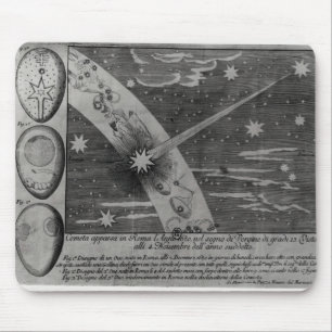 Mousepad Diagrama astrológico do cometa