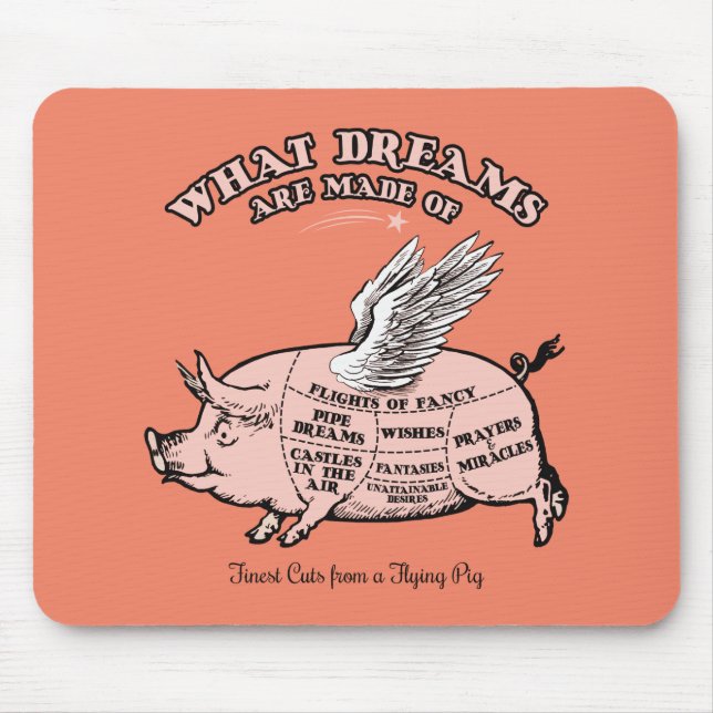 Mousepad Diagrama de Porco Voador (Frente)
