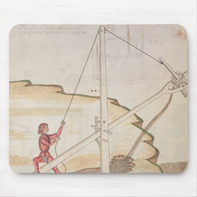 Mousepad Diagrama de um método de fornecer a água (Frente)