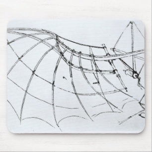 Mousepad Diagrama de uma asa mecânica