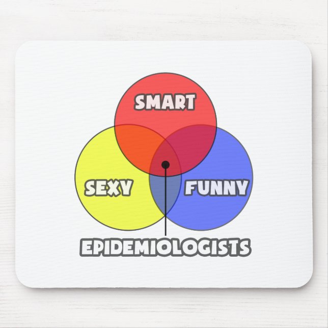 Mousepad Diagrama Venn.. Epidemiologistas (Frente)
