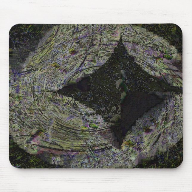 Mousepad Diamante, abstrato digital (Frente)