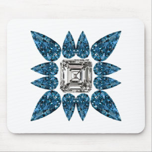 Mousepad Diamante Azul