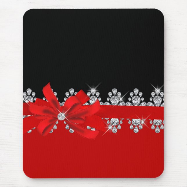Mousepad Diamante Delilah (vermelho) (Frente)