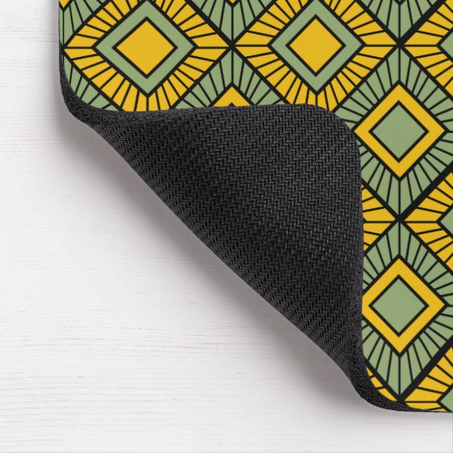 Mousepad Diamantes distribuídos - Verde (Canto)