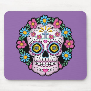 Mousepad Diâmetro de los Muertos Crânio