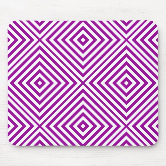 Mousepad Diamond Chevron Roxo (Frente)