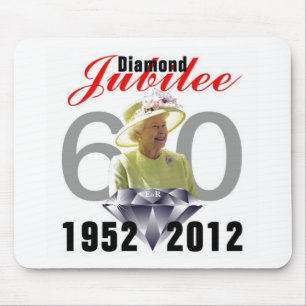 Mousepad Diamond Jubilee 1952-2012