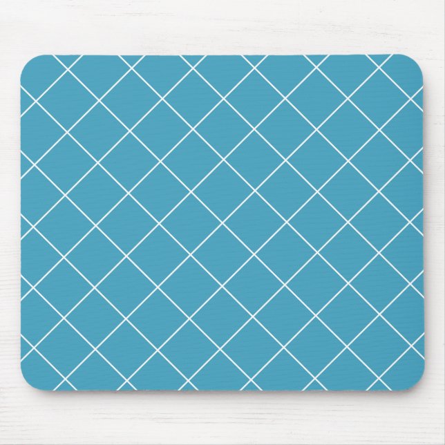 Mousepad Diamond Pattern Aqua (Frente)