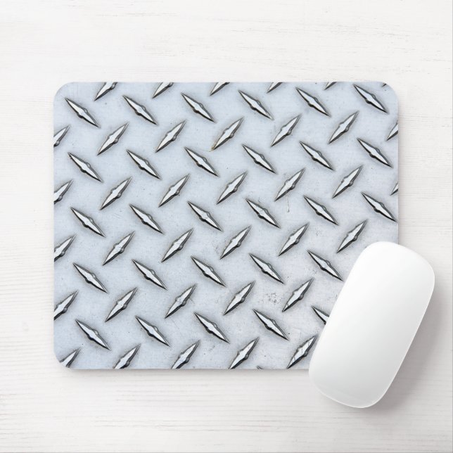 Mousepad Diamond Plate Steel (Com mouse)