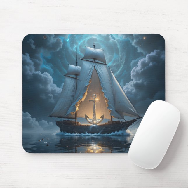 Mousepad Diamond Sailboat Dream (Com mouse)