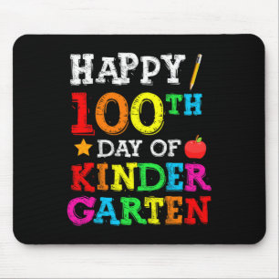 Mousepad Dias Da Escola 100º Dia Do Jardim De Infância Esco