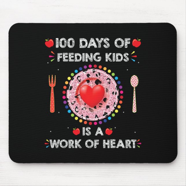 Mousepad Dias De Almofada Na Escola Para A Cafeteria De Alm (Frente)