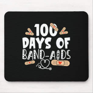 Mousepad Dias De Bandas - Enfermeiros Escolares 100 Dias De