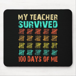 Mousepad Dias De Crianças Escolares 100º Dia De Figurino Es