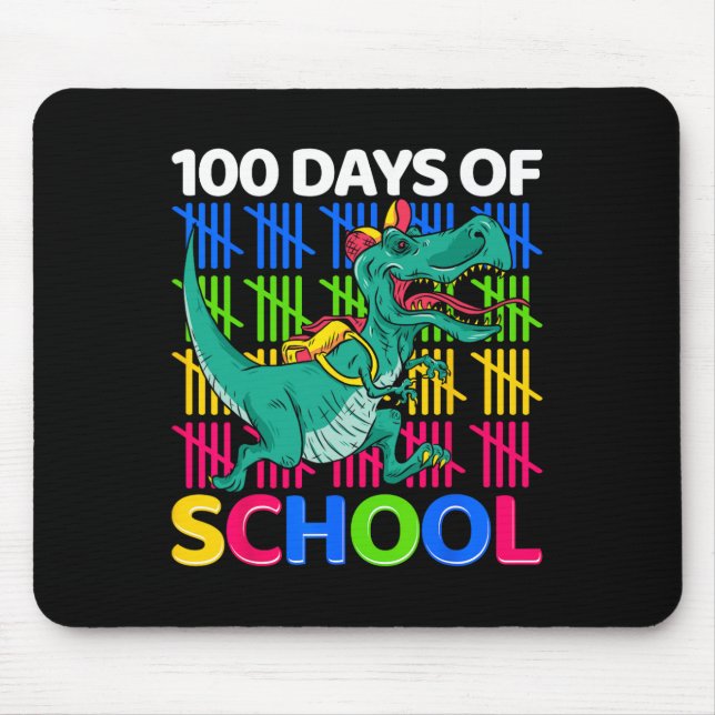 Mousepad Dias De Diversão Escolar Professores Dinossauros C (Frente)