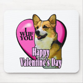 Mousepad Dias de os namorados Welsh Corgi