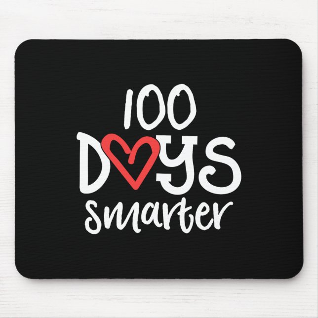 Mousepad Dias Mais Inteligentes 100º Dia De Professora De B (Frente)