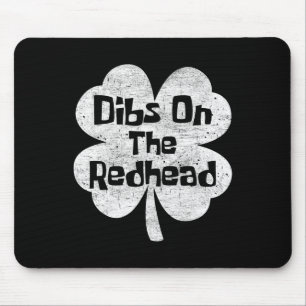 Mousepad Dibs No Dia de São Patrício Irlandês Engraçado Da