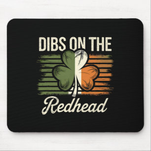 Mousepad Dibs No Dia de São Patrício Irlandês Engraçado Da