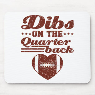 Mousepad Dibs no Namorada de futebol do Quarterback
