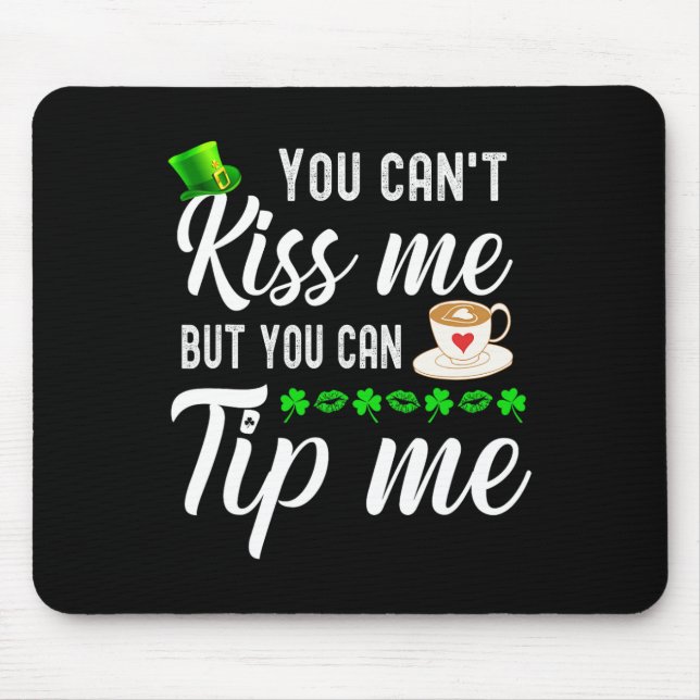 Mousepad Dicas engraçadas de café de St Patricks Day para g (Frente)