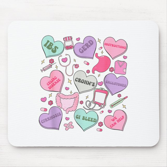 Mousepad Digestive Divas Gastroenterologia Enfermeira Valen (Frente)