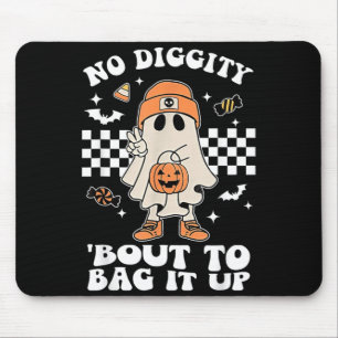 Mousepad Diggity Prestes a Embalar Fantasma Assustador de H