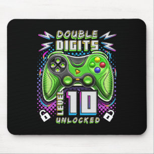 Mousepad Digits Nível 10 Jogo de Vídeo Desbloqueado 10º Ani