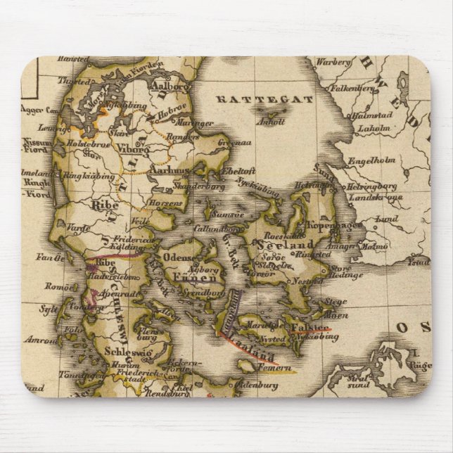Mousepad Dinamarca e Islândia 2 (Frente)