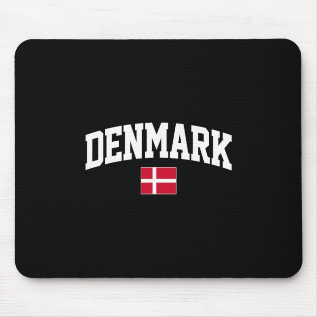 Mousepad Dinamarca Presente Amigo Dinamarquês Férias Dinama (Frente)